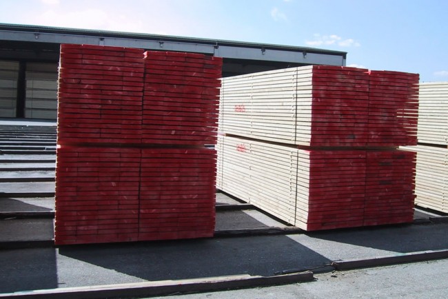 Baupfosten von Habersatter & Wieser Holzhandel OG in Eben