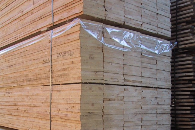 Prismierte, sauber gekappte Fichte