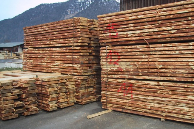 Klotzware in Fichte und Lärche